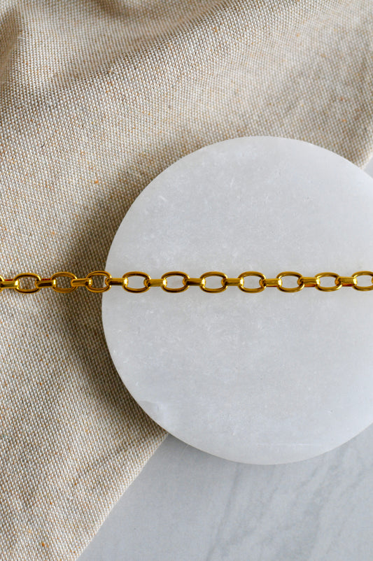 Oval Chunky Necklace Chain