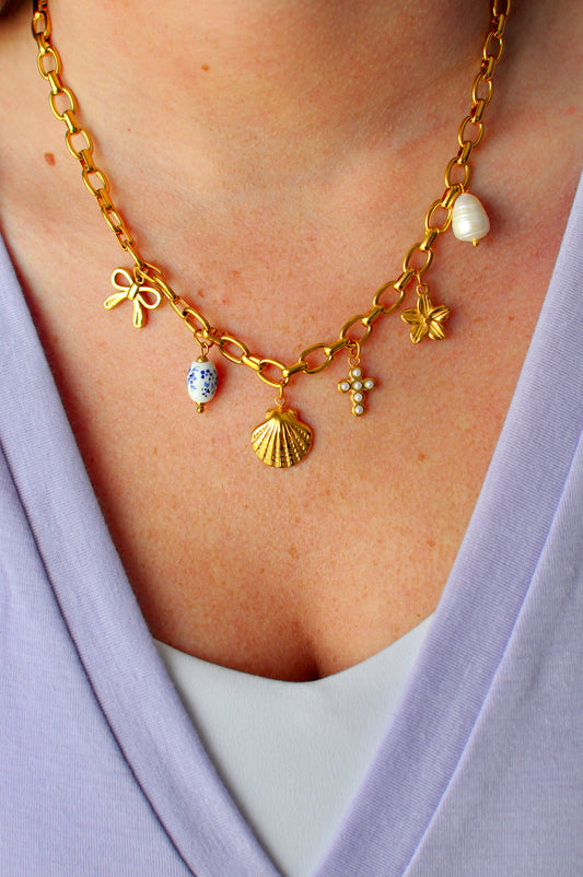 The Donna Charm Necklace