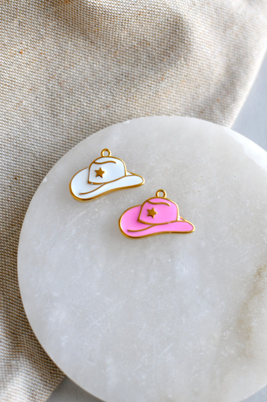Colorful Cowboy Hat Charm