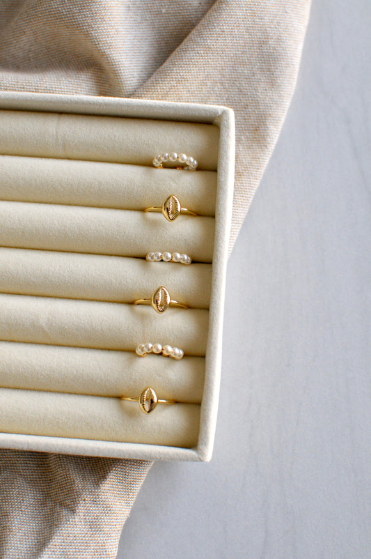 Cowrie Shell Ring