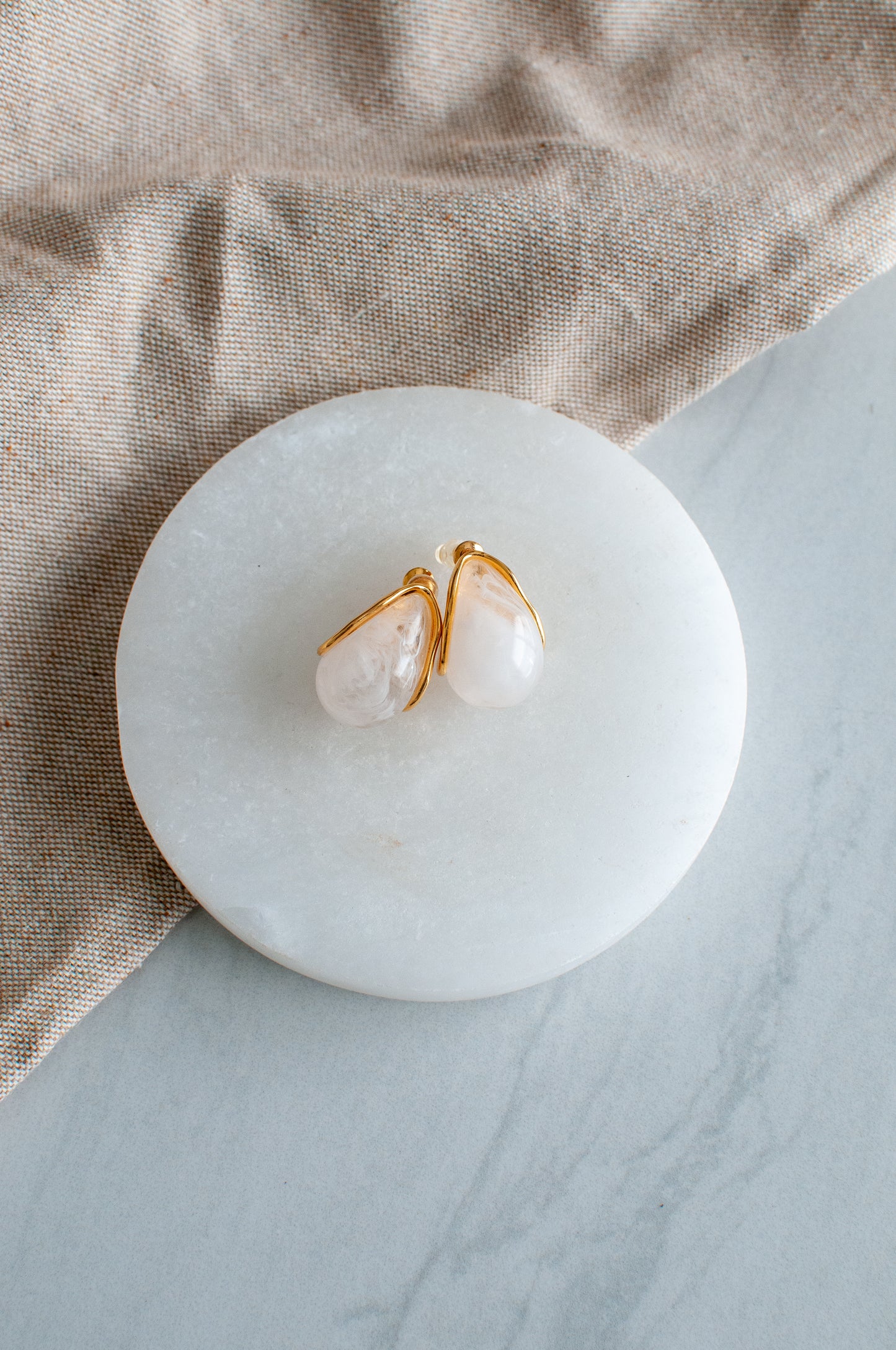 Pearl Teardrop Earrings