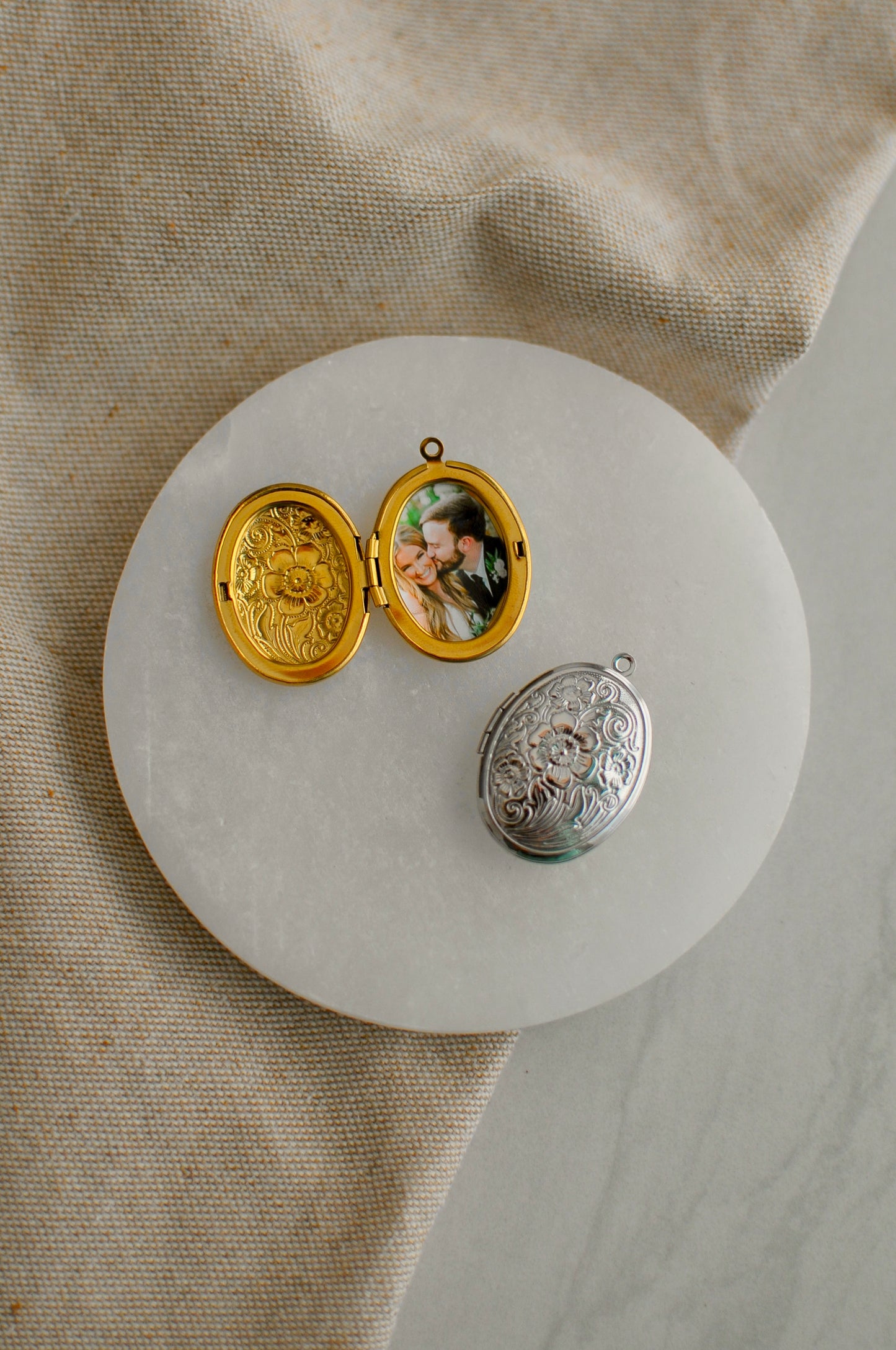 Oval Locket Charm