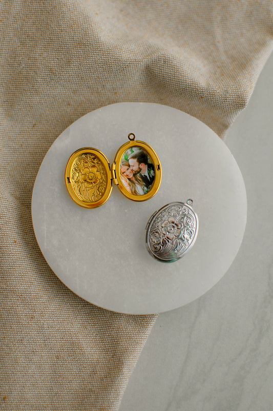 Oval Locket Charm