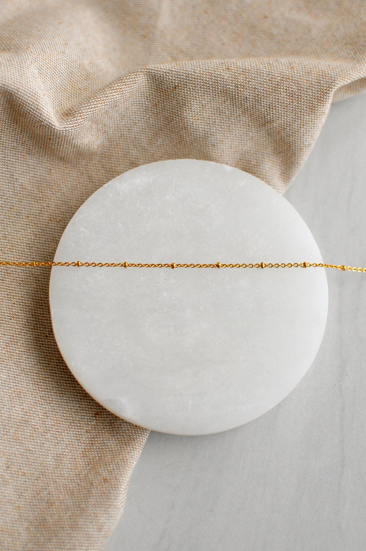 Beaded Dainty Necklace Chain