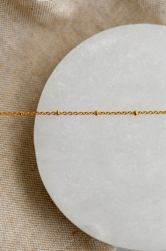 Beaded Dainty Necklace Chain