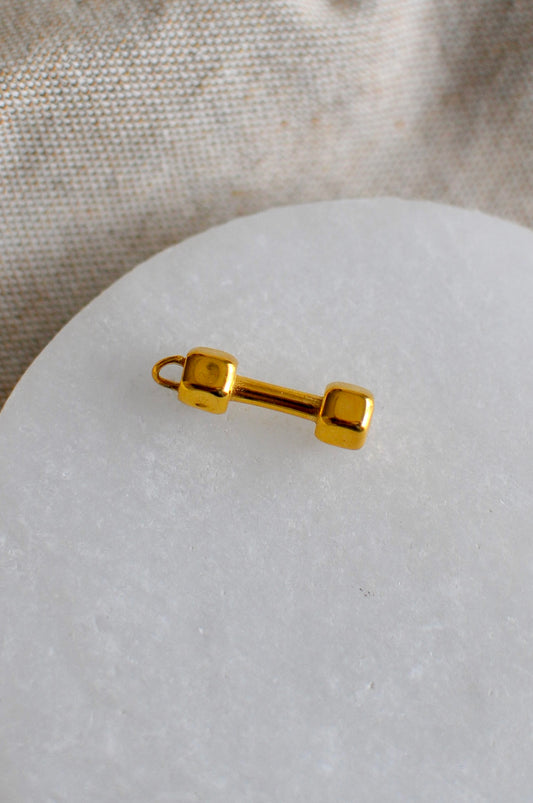 Dumbbell Charm