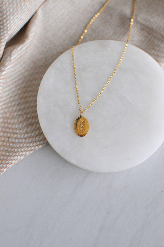 Floral Pendant Necklace