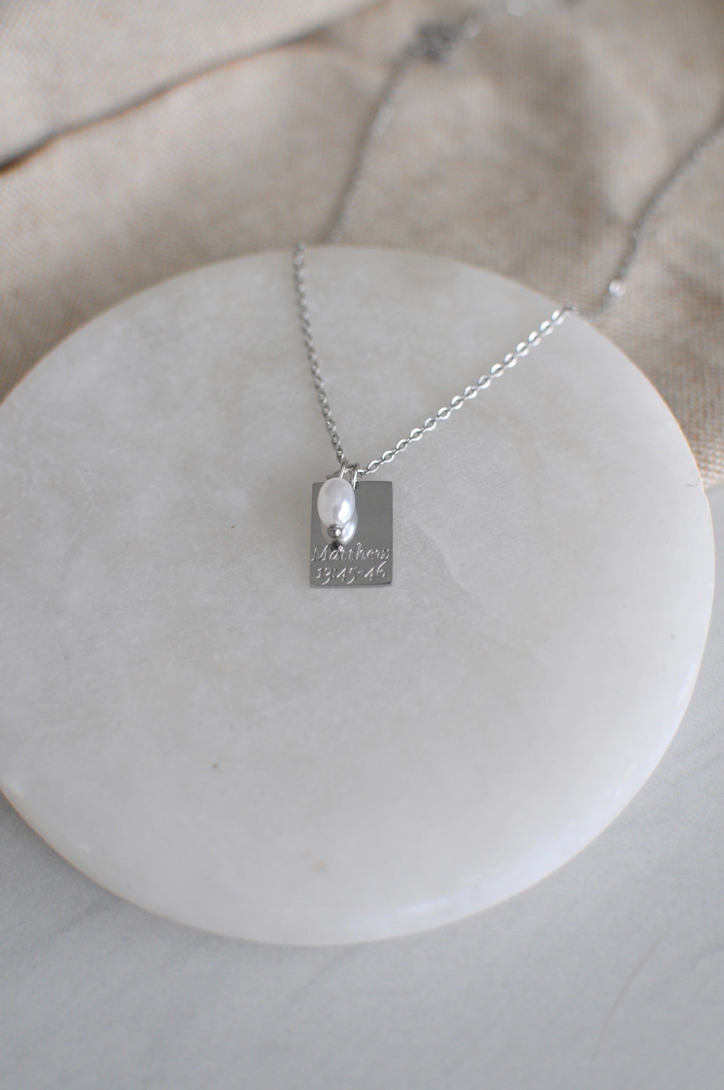 Matthew 13:45-46 Necklace