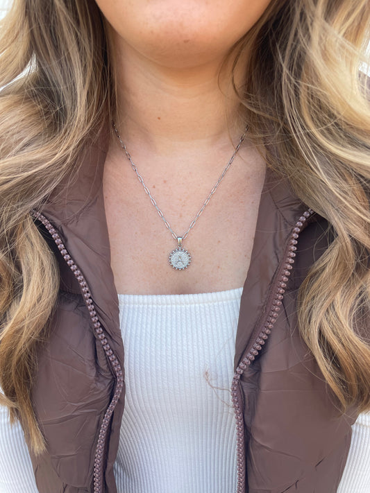 Initial Pendant Necklace