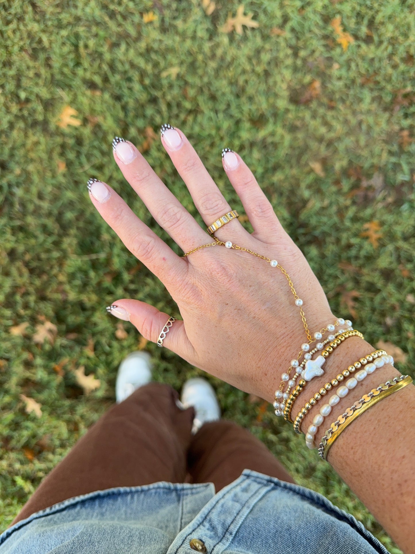 Pearl Hand Chain