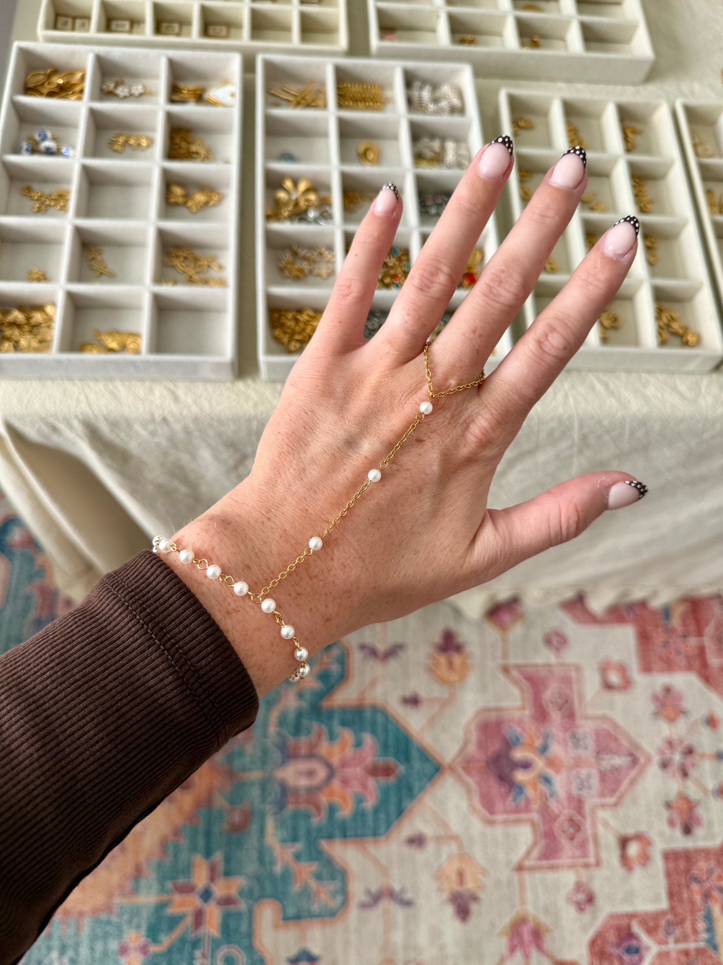 Pearl Hand Chain