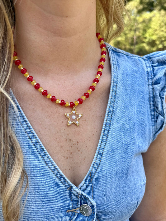 Arrowhead Beaded Necklace