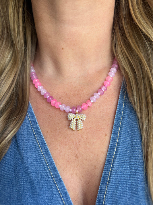 Sugar Plum Beaded Necklace