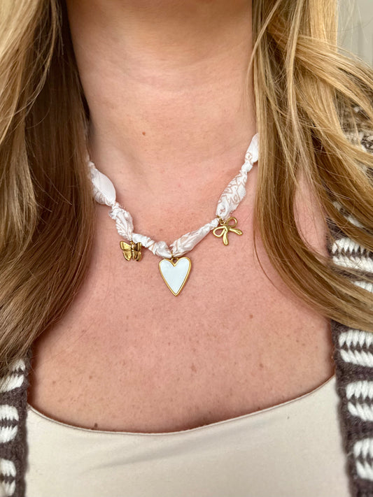 Hope Fall Scarf Necklace