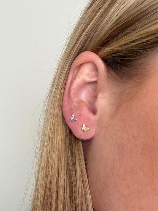 Dainty Butterfly Studs