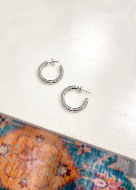 Silver Statement Emily Hoops