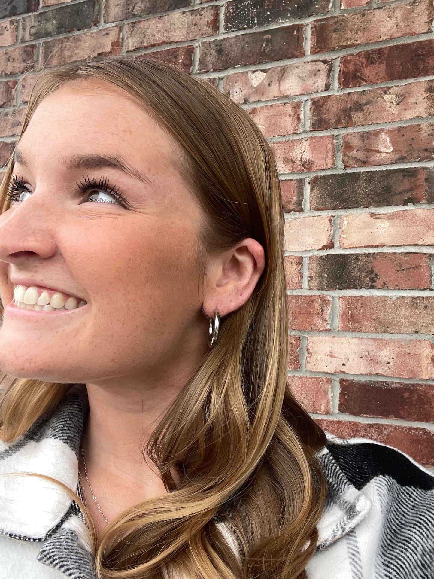 Silver Statement Emily Hoops
