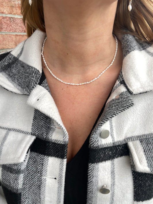 Pearl Pendant & Choker Necklace