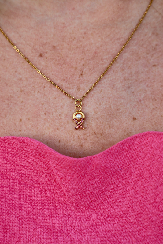 Breast Cancer Awareness Necklace