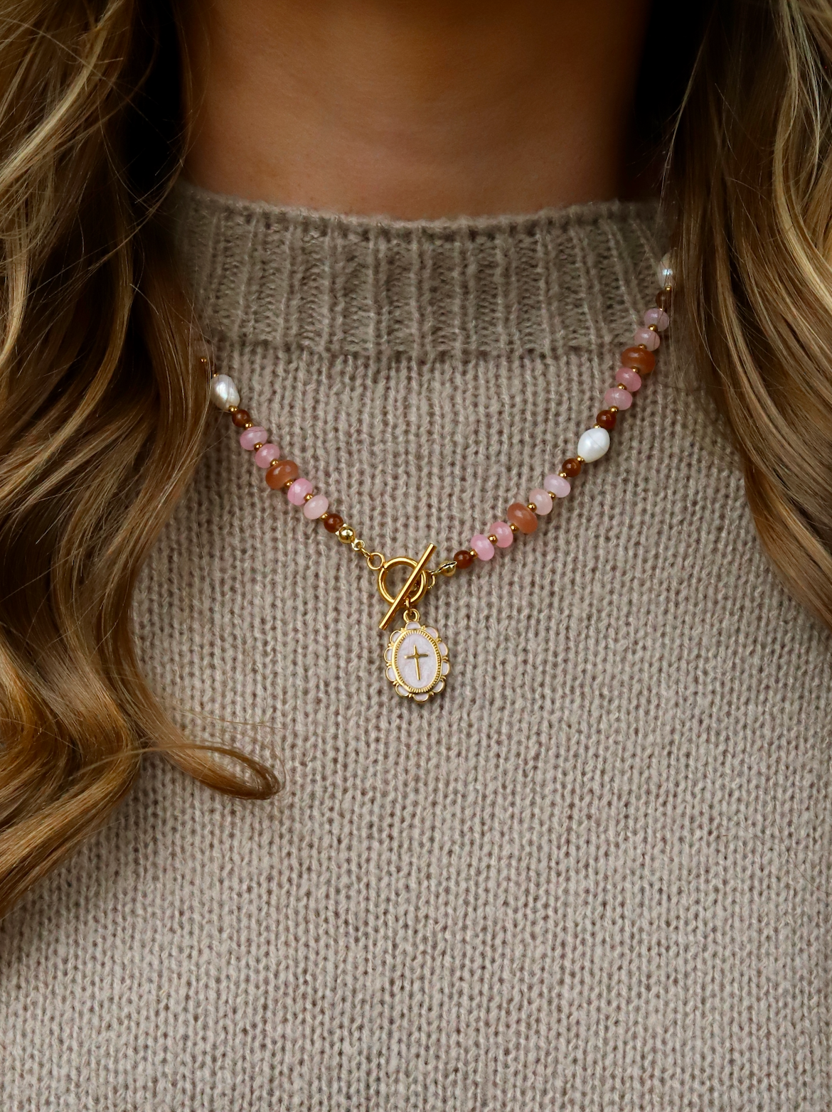 Faith Beaded Necklace