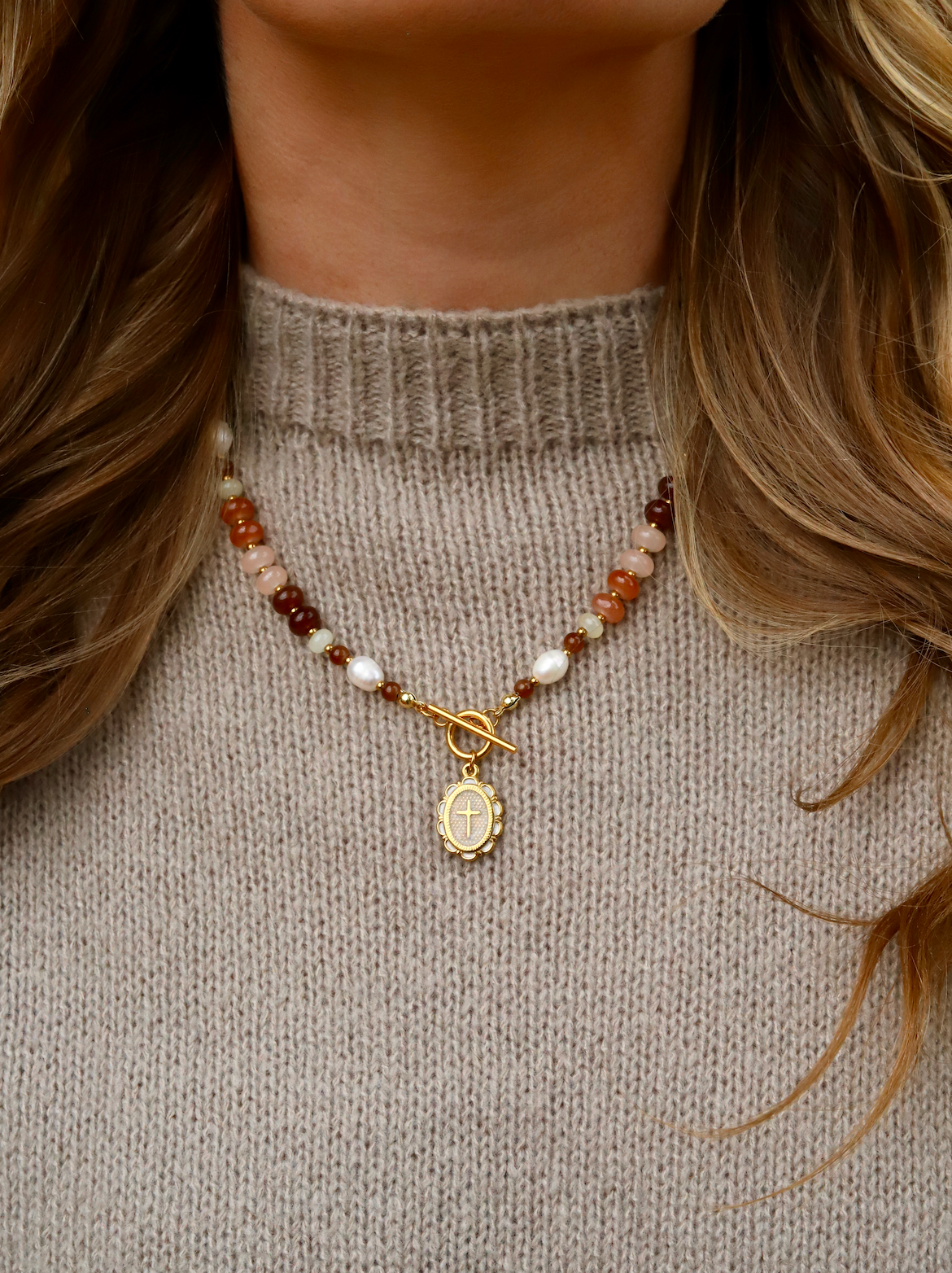 Faith Beaded Necklace