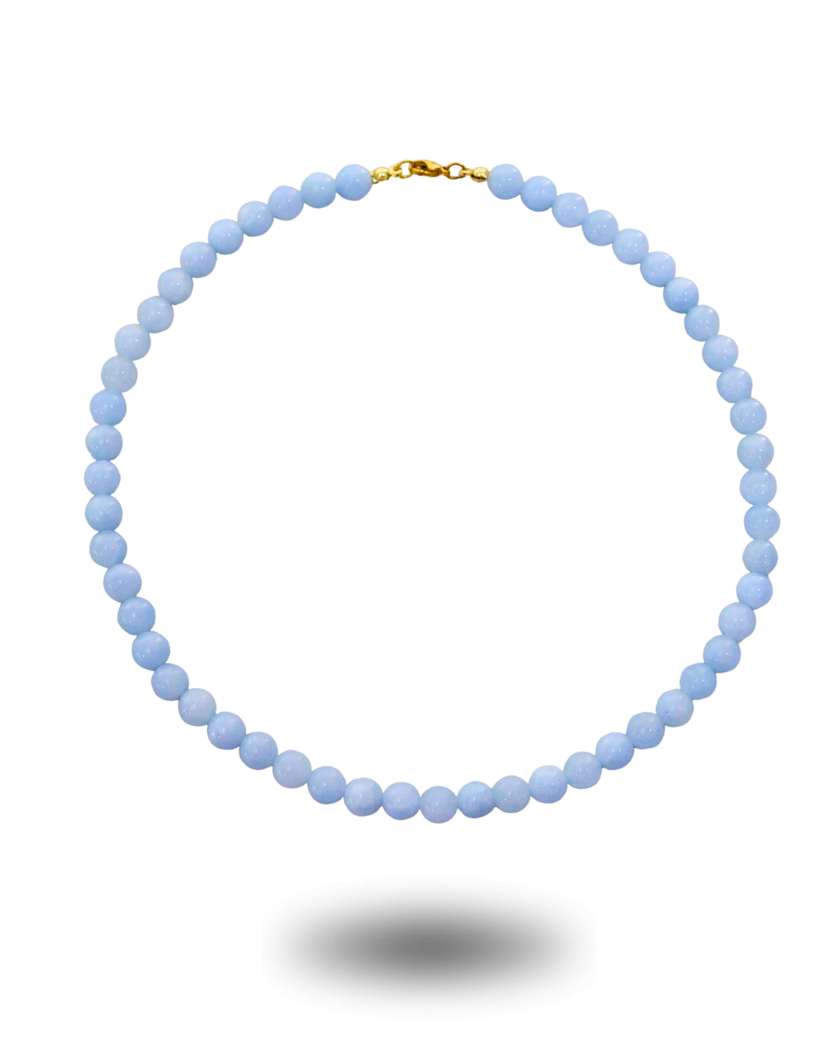 Vintage Blue Beaded Necklace