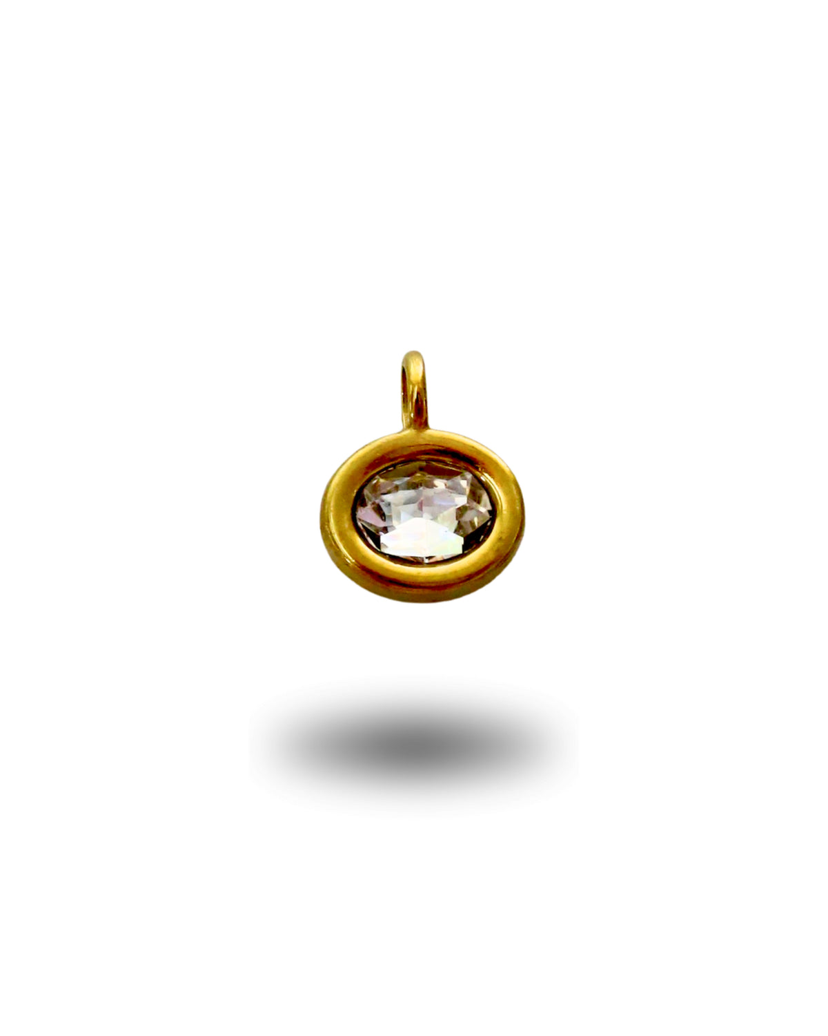 Round Stone Charm