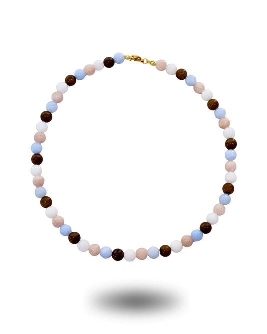 Blueberry Chai Beaded Necklace