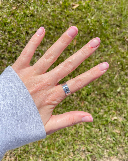 Relationship Stamped Ring