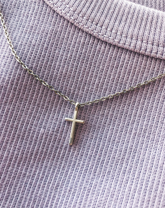Silver Cross Necklace