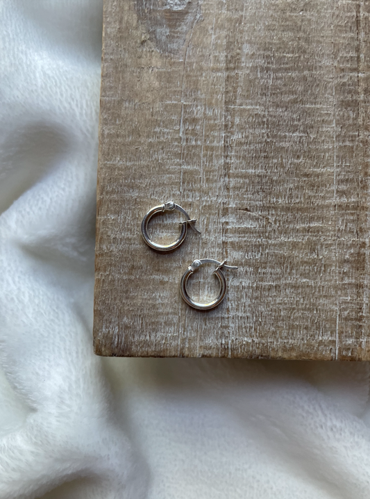 Sterling Silver Hoops
